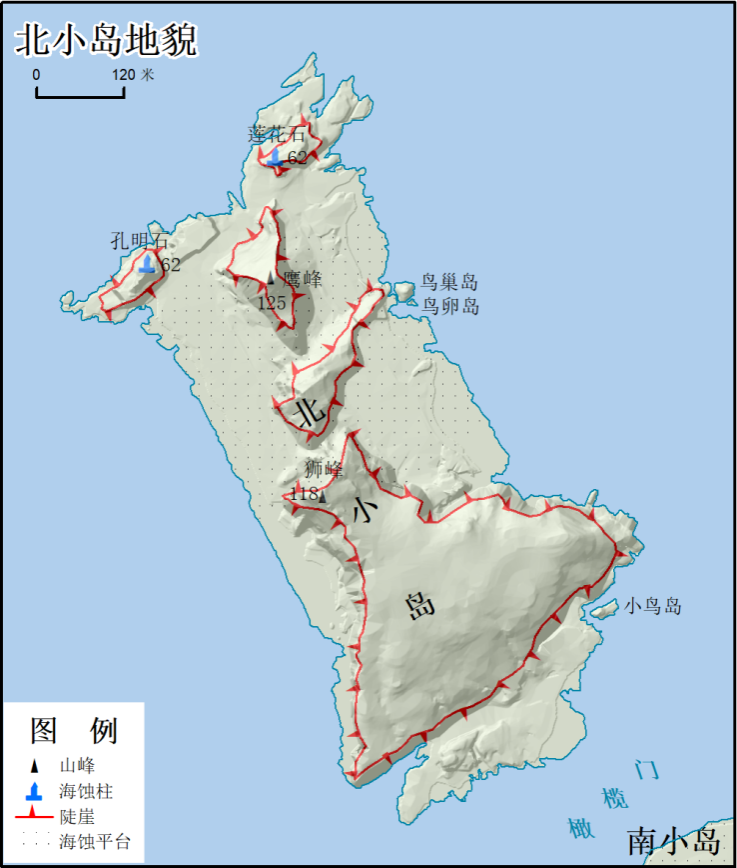 北小岛地貌图完整版