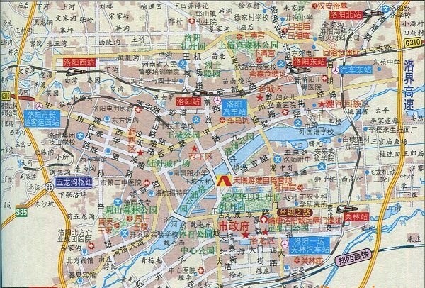 洛阳自驾游地图
