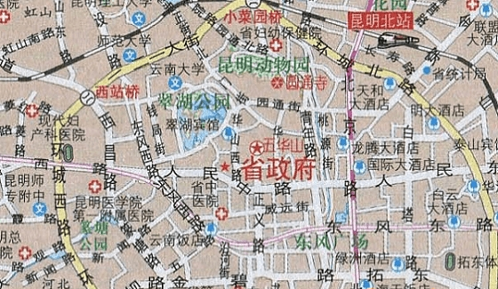 昆明自驾游最美线路图