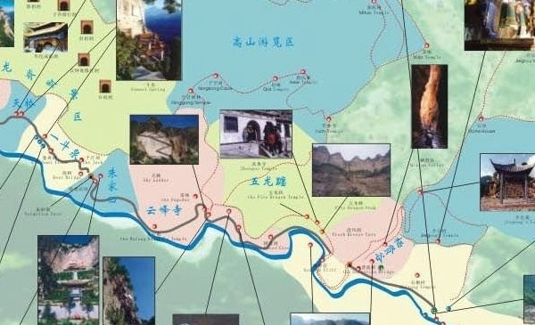 绵山旅游地图高清版