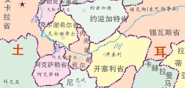 土耳其旅游地图