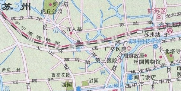 苏州旅游地图高清大图