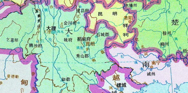 五代十国地图全图