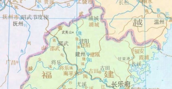 闽国地图高清版