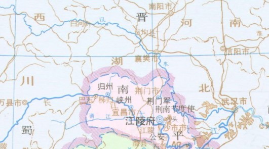 五代十国南平地图高清版
