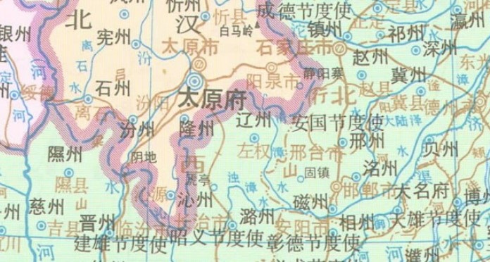 北汉地图高清版