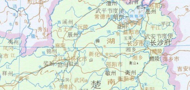 南楚地图高清版大图