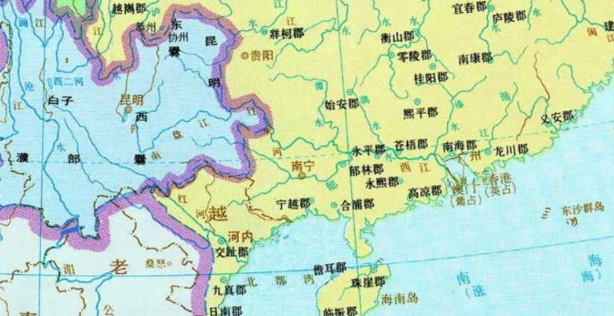 隋朝地图高清版大图