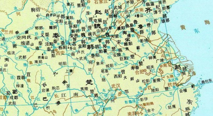 战国地图全图高清版