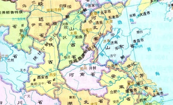 中华民国时期地图全图