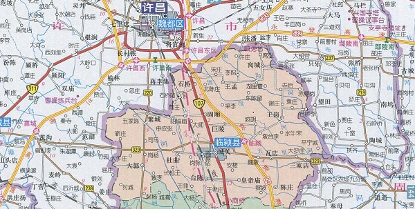 河南漯河地图高清版