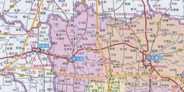 河南省许昌地图全图