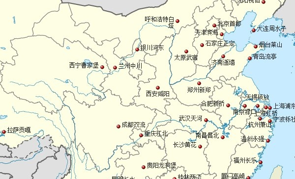 2018中国机场分布图全图