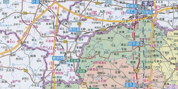 河南驻马店地图全图