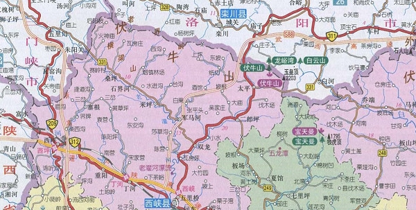 河南南阳地图高清全图