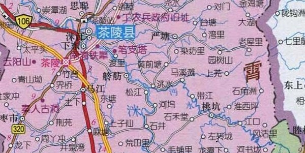 株洲地图全图
