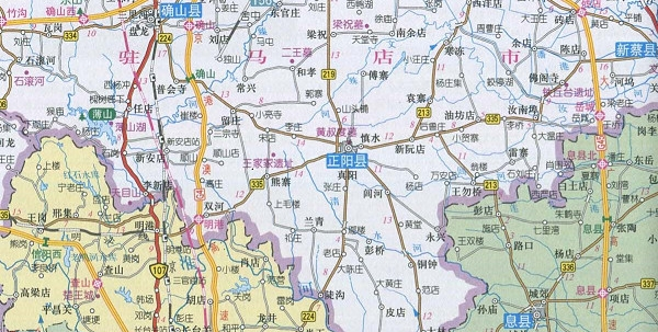 河南信阳地图高清全图