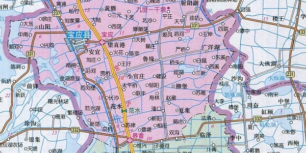 扬州地图高清版