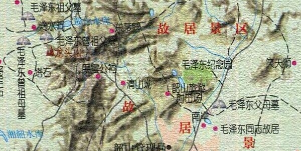 韶山旅游景区图