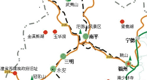 福建旅游地图全图