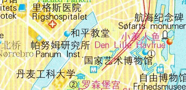 哥本哈根地图中文版下载