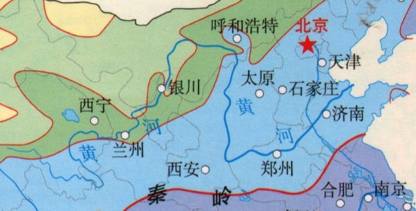 全国降水量分布图