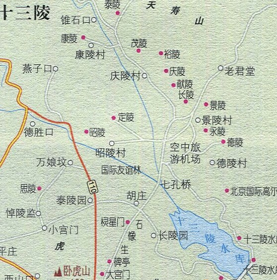 十三陵景点图高清版