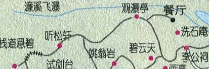 南宁西山景点导游图高清版