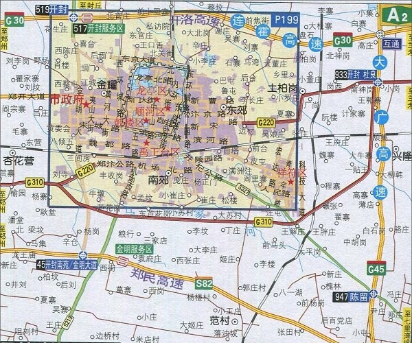 开封过境导向图