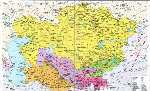 塔吉克斯坦地图全图高清版
