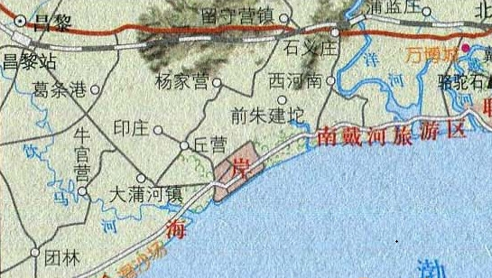 北戴河景区地图全图