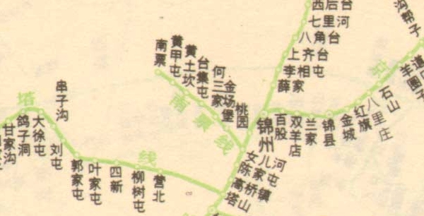 辽宁铁路线路地图高清版