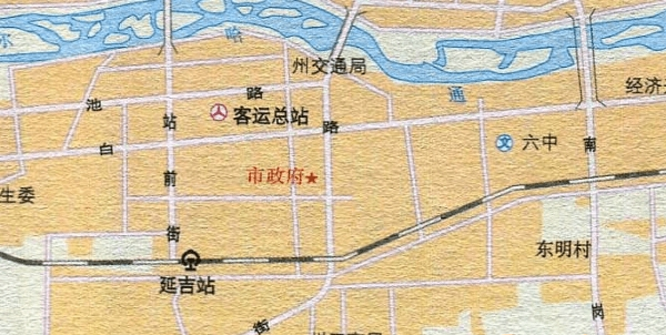 延吉旅游地图高清版