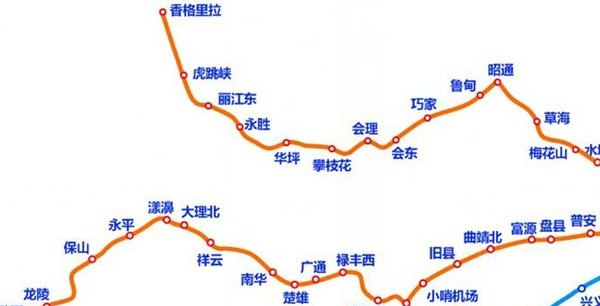 贵阳九条高铁线路图