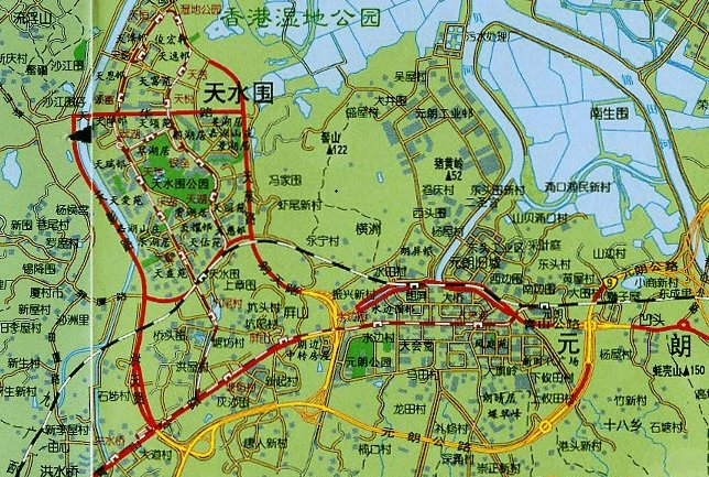 香港天水围地图