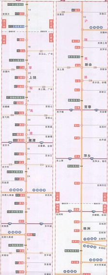 上海长沙高速线路图下载