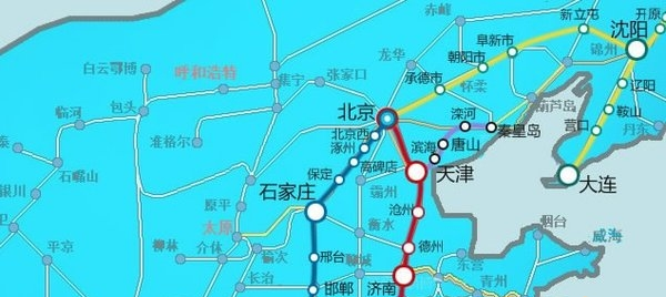 中国高速铁路路线图全图