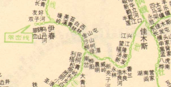 黑龙江铁路线路图高清版