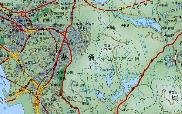 香港九龙地图