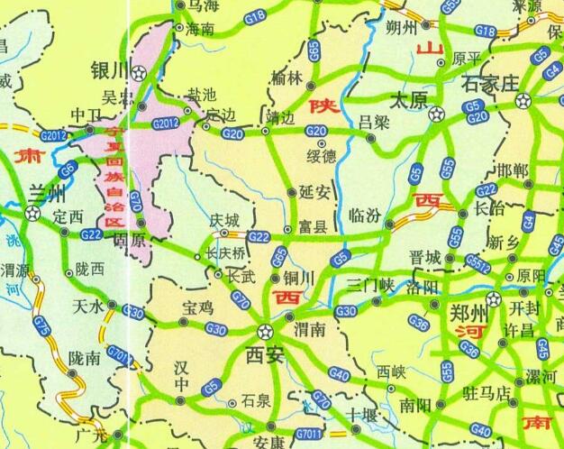 国家高速公路网线路图