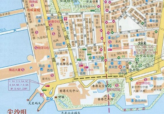 尖沙嘴地图高清版