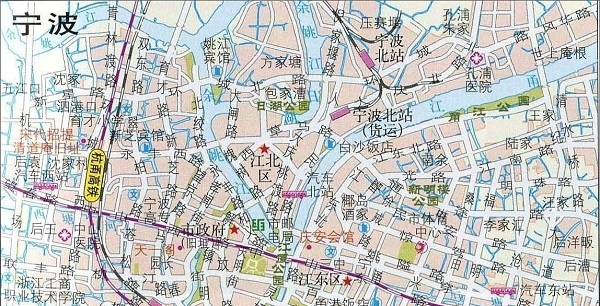 浙江宁波地图高清版