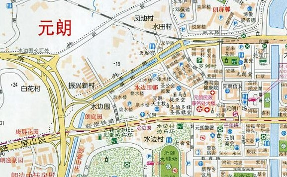 新界元朗地图高清版